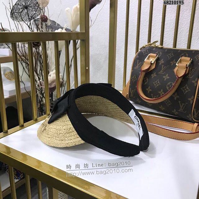 Chanel女士帽子 香奈兒春夏系列蝴蝶結星星空頂帽  mm1102